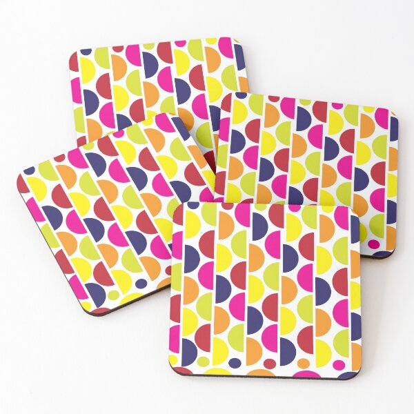 Item preview, Colorful Geometric Circle Half Circle Pattern designed and sold by Nisha Prabhu.