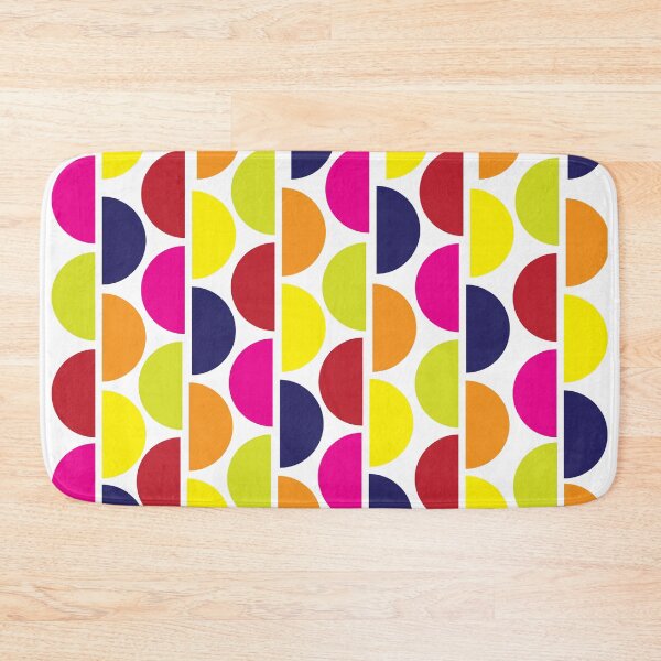 Item preview, Colorful Geometric Circle Half Circle Pattern designed and sold by Nisha Prabhu.