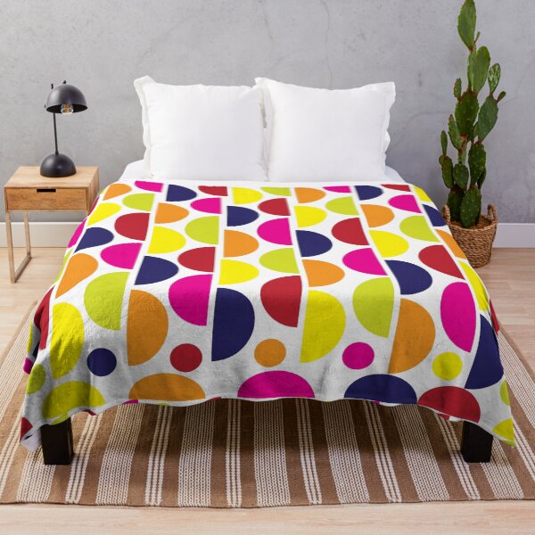 Item preview, Colorful Geometric Circle Half Circle Pattern designed and sold by Nisha Prabhu.