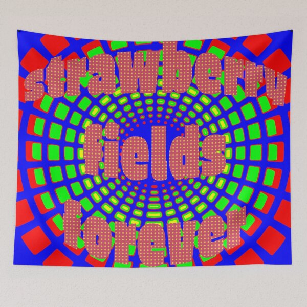 Item preview, Strawberry Fields Forever designed and sold by QuotesDogma.