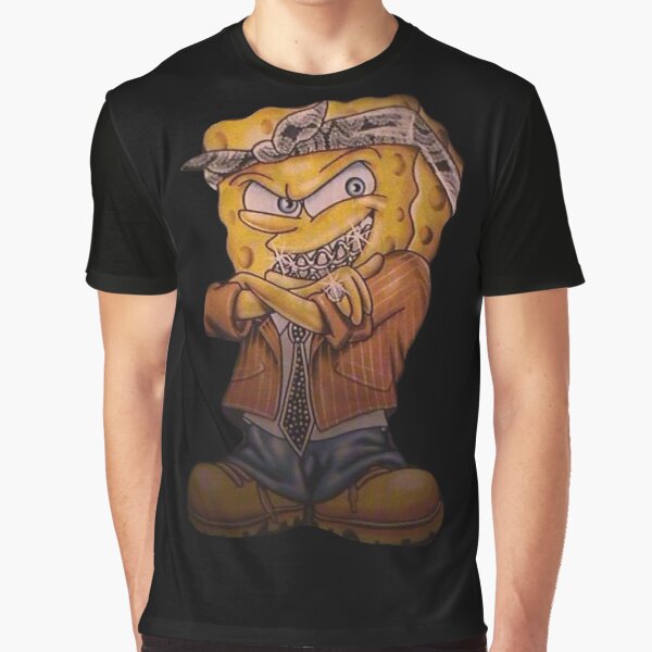 Aperçu de l'œuvre Bob l'éponge gangster créée et vendue par staceyxoxo.