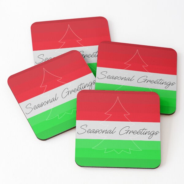 Item preview, Season greetings red and green designed and sold by Looplk.