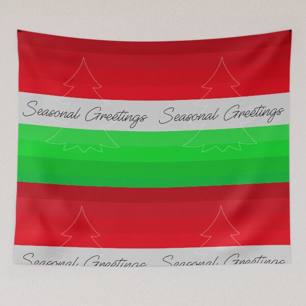 Item preview, Season greetings red and green designed and sold by Looplk.