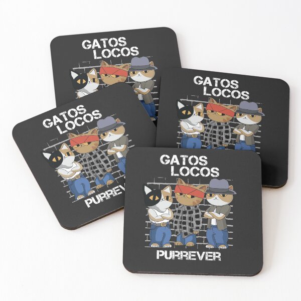 Item preview, Gatos Locos Purrever,Vatos Locos Forever,Blood in Bolood out designed and sold by teemeaning.