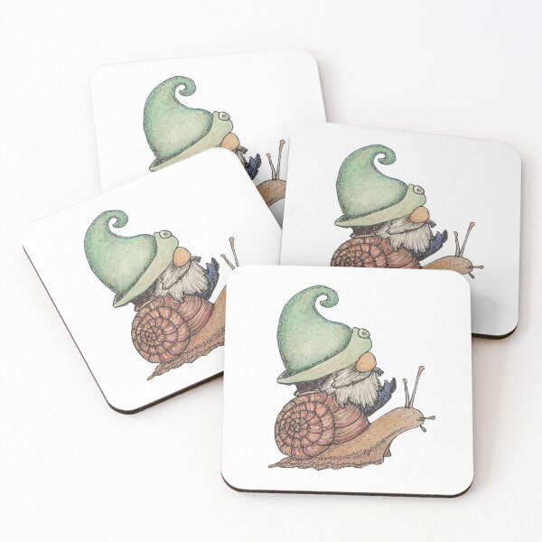 Item preview, Snail riding gnome designed and sold by SarahCD13.