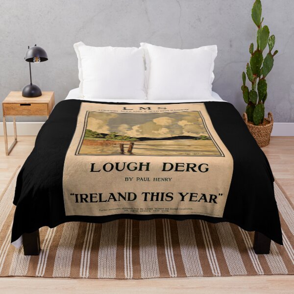 Item preview, retro classic Lough Derg poster designed and sold by CorasPosters.