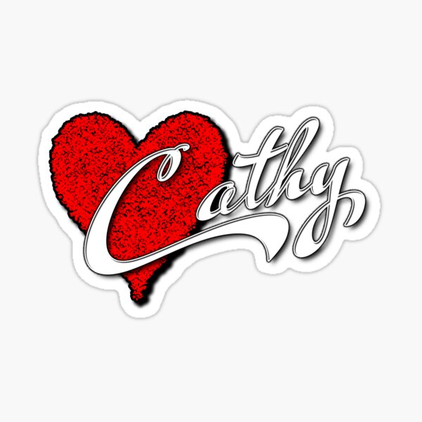 Artikel-Vorschau von Cathy - Name Heart Series, designt und verkauft von GTL-Enterprises.