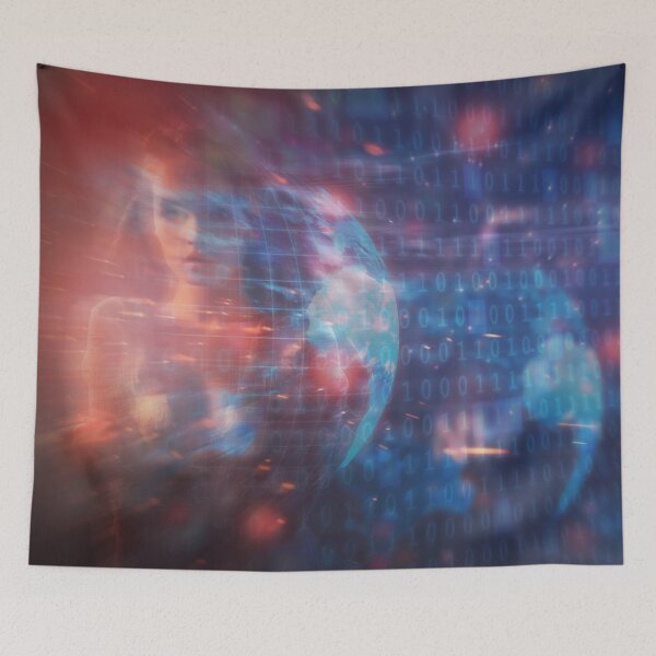 Item preview, Digital Woman Binary Code - 14 designed and sold by Mirage72.