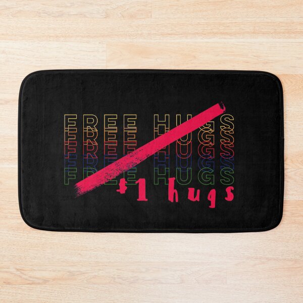 Item preview, Funny Hugs Aren’t Free Anymore - black background designed and sold by gobbieshoppe.