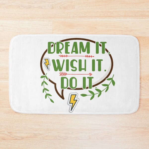 Item preview, Dream it wish it do it - Motivational quote designed and sold by feel-free-store.