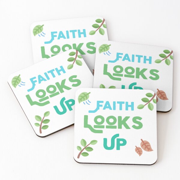 Item preview, Faith Looks Up - Motivational quote with nature designed and sold by feel-free-store.