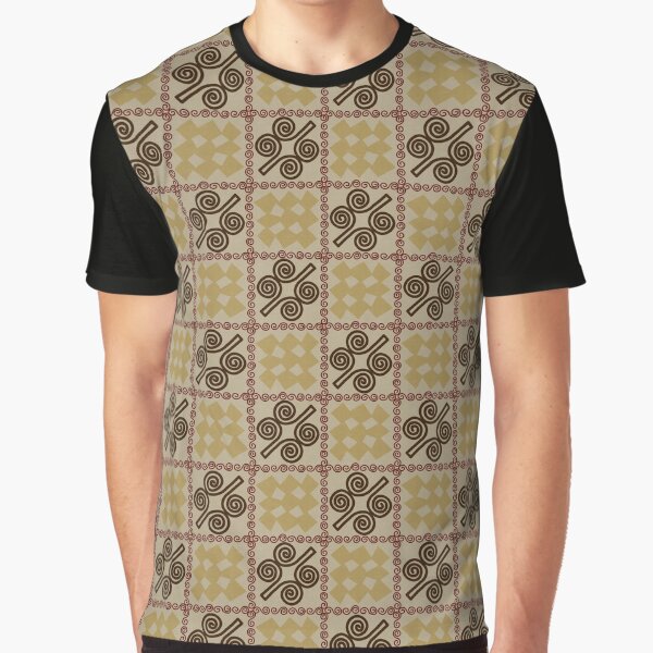 African Fabric Graphic T-Shirt