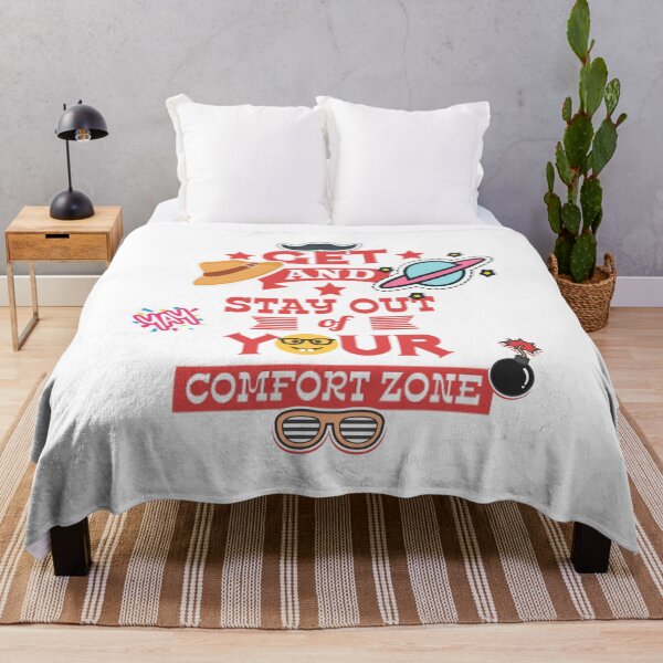 Item preview, Get and stay out of your comfort zone - typography designed and sold by feel-free-store.