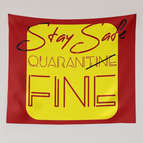 Item preview, QUARANTINE FINE COOL DESIGN designed and sold by HAIFAHARIS.