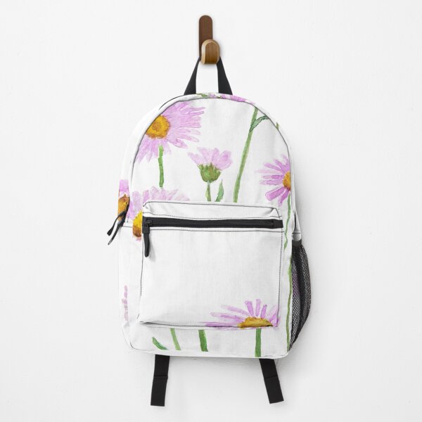 Item preview, hand painted little purple daisy watercolor  designed and sold by ColorandColor.