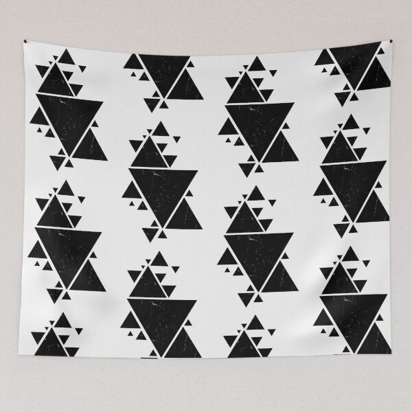 Item preview, Black Decorative Triangle  designed and sold by TM Selvam.