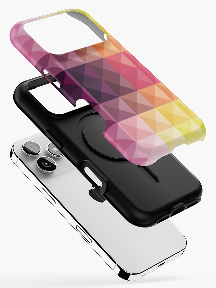 Thumbnail 2 of 4, iPhone Case, creative triangular pattern designed and sold by creativeaart.
