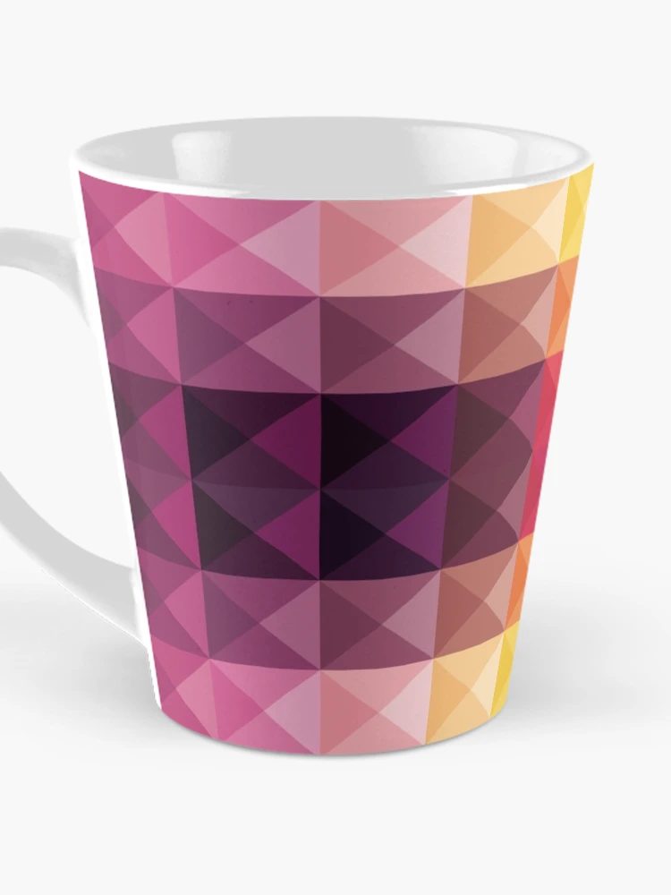 Thumbnail 3 of 4, Coffee Mug, creative triangular pattern designed and sold by creativeaart.
