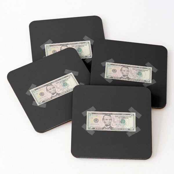 Item preview, Taped Five Dollar Bill designed and sold by KammilDesigns.