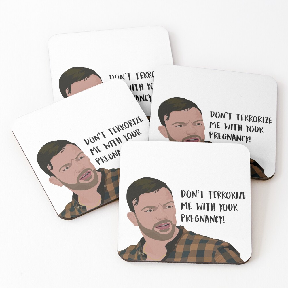 90 Day Fiance Andrei "Don't Terrorize Me With Your Pregnancy!" Coasters (Set of 4)