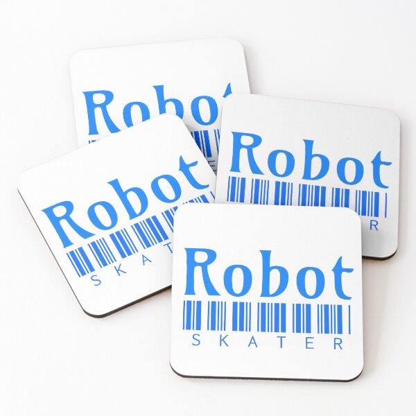 Item preview, robot skater beautiful text design with barcode. designed and sold by Shubham2202.