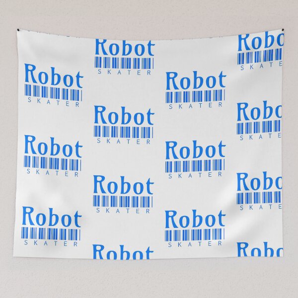Item preview, robot skater beautiful text design with barcode. designed and sold by Shubham2202.