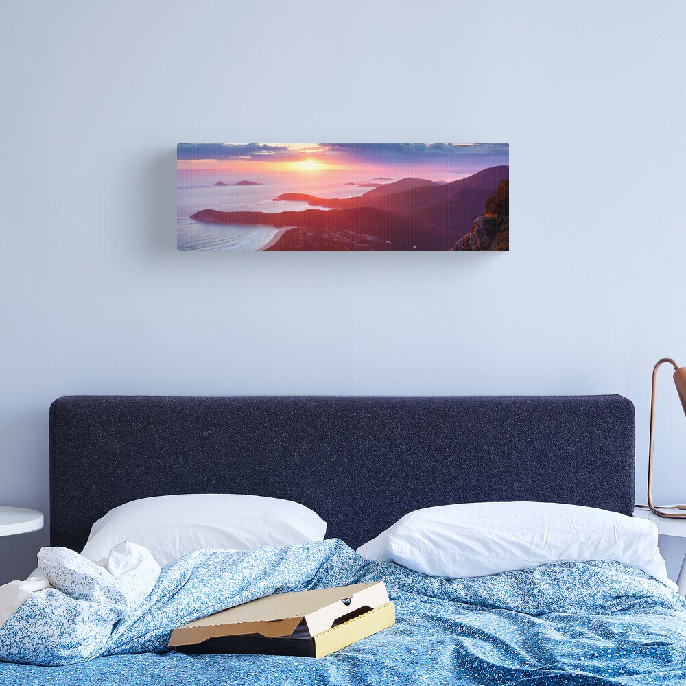 Sunset from Mt Oberon, Wilsons Promontory, Victoria Australia Canvas Print