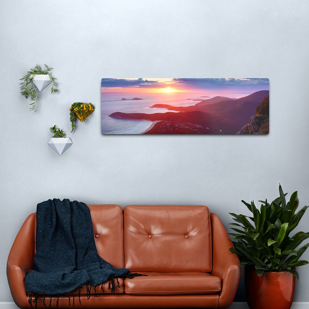 Sunset from Mt Oberon, Wilsons Promontory, Victoria Australia Metal Print