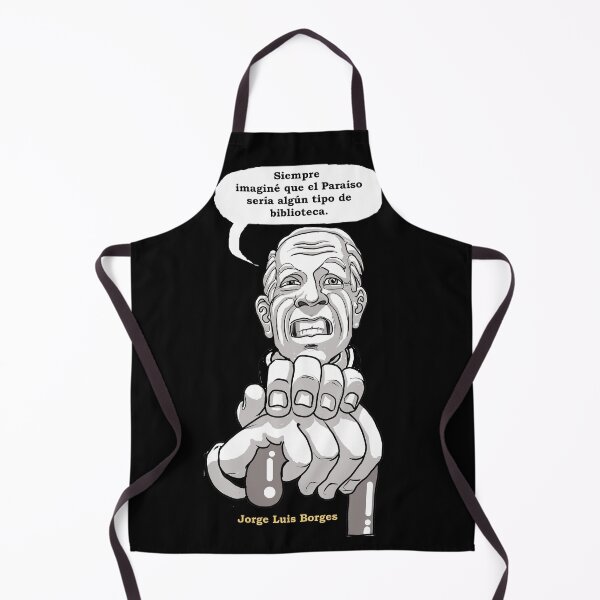 Item preview, Borges: Spanish "I always imagined that Paradise would be some kind of library". designed and sold by Madriguera.