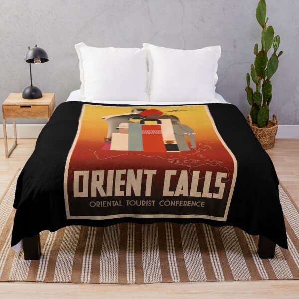 Item preview, retro classic Oriental Tourist Conference poster designed and sold by CorasPosters.