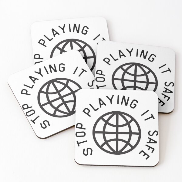 Item preview, Stop Playing it safe / with globe designed and sold by FourNuns.
