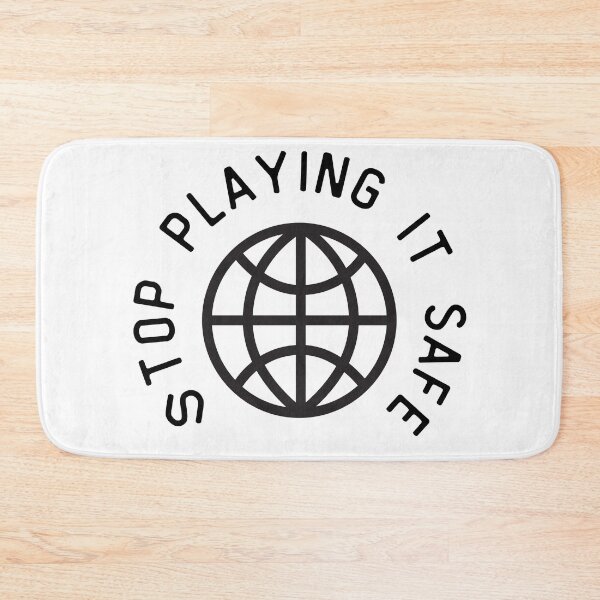 Item preview, Stop Playing it safe / with globe designed and sold by FourNuns.