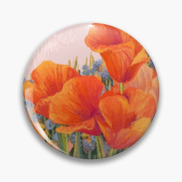 Item preview, California Poppies Arch designed and sold by Hannah Eberz.