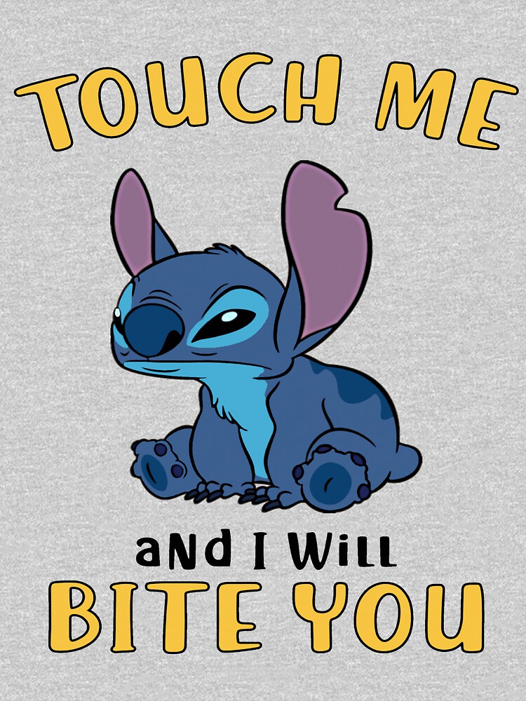 Touch Me and I Will Bite You Stitch Hoodie, Disney Stitch Hoodie