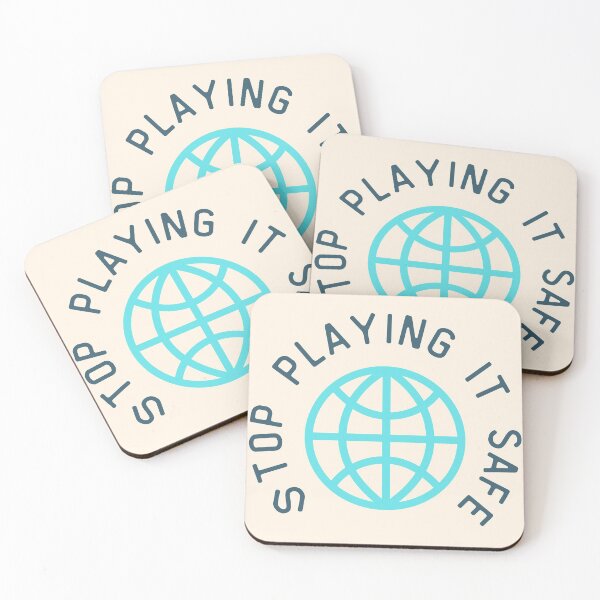 Item preview, Stop Playing it safe / with globe designed and sold by FourNuns.