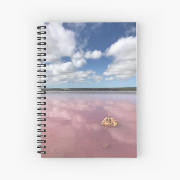 Australia - Kalbarri - Hutt Lagoon - Pink Lake Spiral Notebook