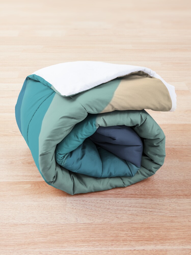 Alternate view of Retro color wave Comforter