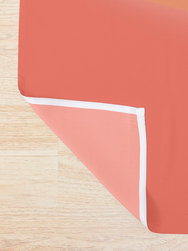 Alternate view of Retro color wave Shower Curtain