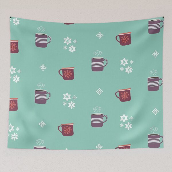 Item preview, Winter snow snowflakes cups designed and sold by DerSenat.