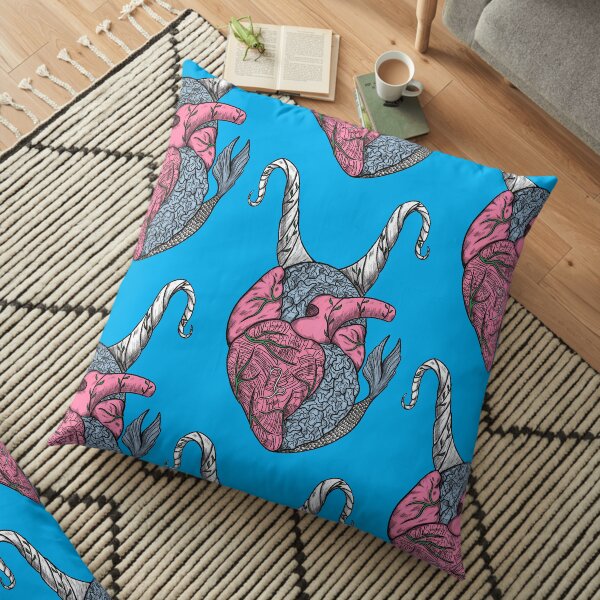 Capricorn Heart Floor Pillow