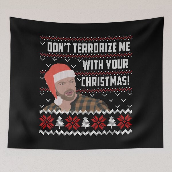 Item preview, 90 Day Fiance Andrei "Don't Terrorize Me With Your Pregnancy!" Ugly Christmas Sweatshirt designed and sold by xheykelseyyy.