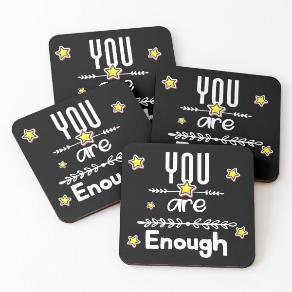 Item preview, You are enough - motivational quote for everyone designed and sold by feel-free-store.
