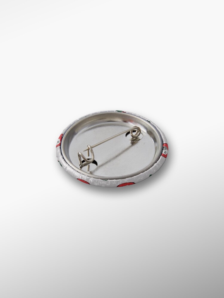 Alternate view of Space Robot Christmas Pattern BTS Van Army Pin
