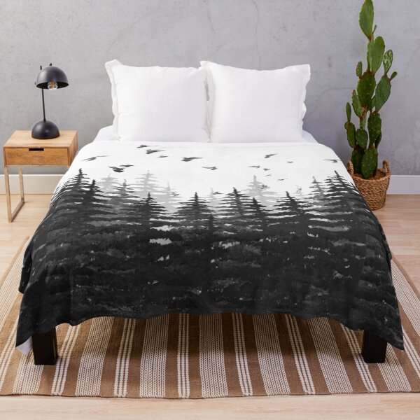 Item preview, Sky-like birds in the spruce forest designed and sold by JTTL.