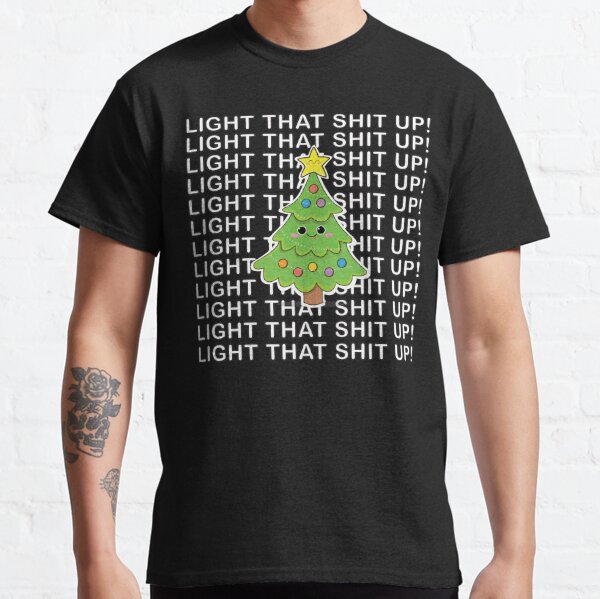 Download Christmas Light Up T Shirts Redbubble