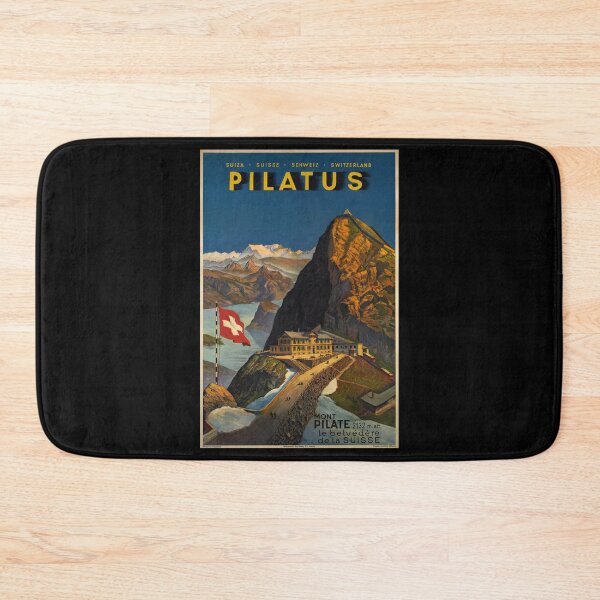 Item preview, retro classic Pilatus poster designed and sold by CorasPosters.