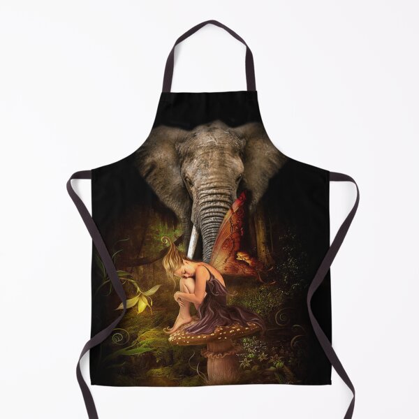 Item preview, Fairy and the elephant designed and sold by johnnyssandart.