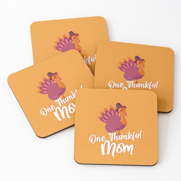 Item preview, One Thankful Mom - Happy Thanksgiving - Thanks for the Blessings! designed and sold by Capiral Bucketlist.