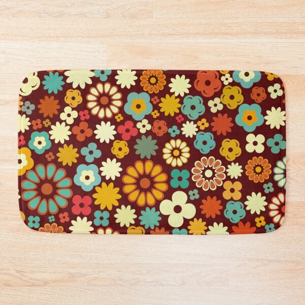 Item preview, Retro floral floral pattern designed and sold by DerSenat.