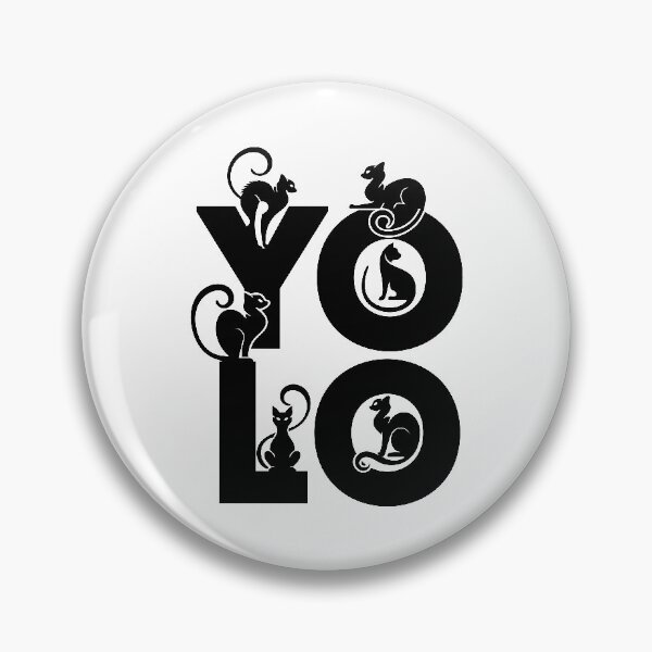 Item preview, Yolo | You Only Live Once Unless You're A Cat designed and sold by GravitiTees.